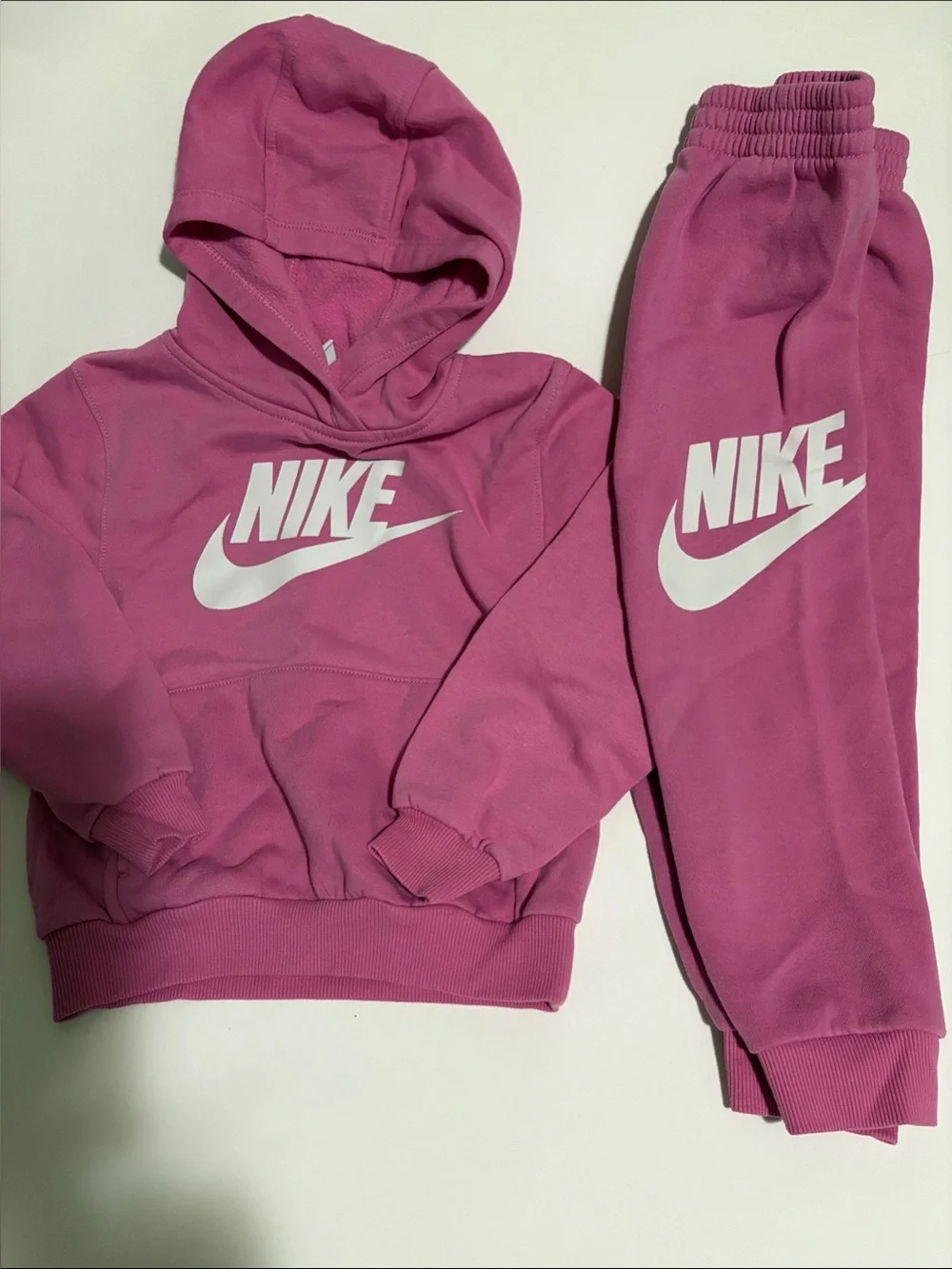 Nike Pink Kids Sweatpants & Hoodie Set